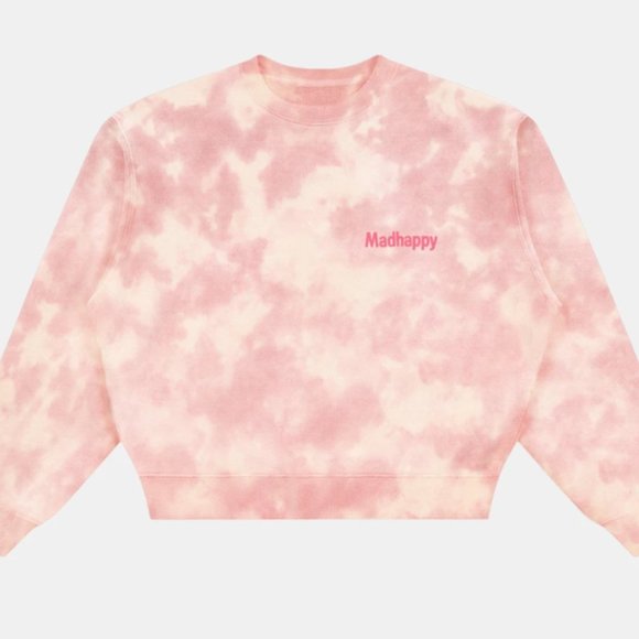 Madhappy Tops - Madhappy HAZE TIE-DYE Pink/Blush